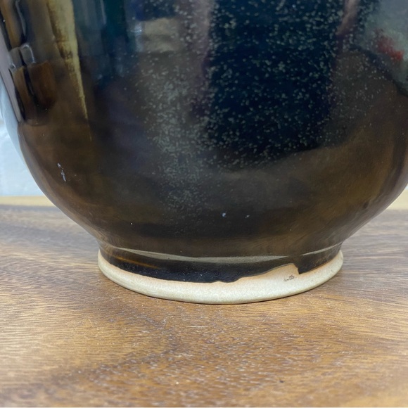 17” Tall Pottery Floor Vase Artisan Made - Picture 9 of 12